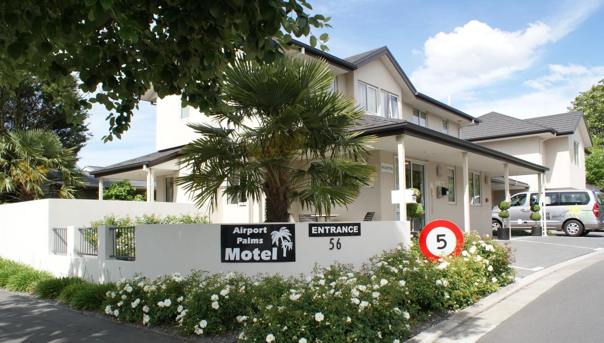 Airport Palms Motel Крайстчърч Екстериор снимка